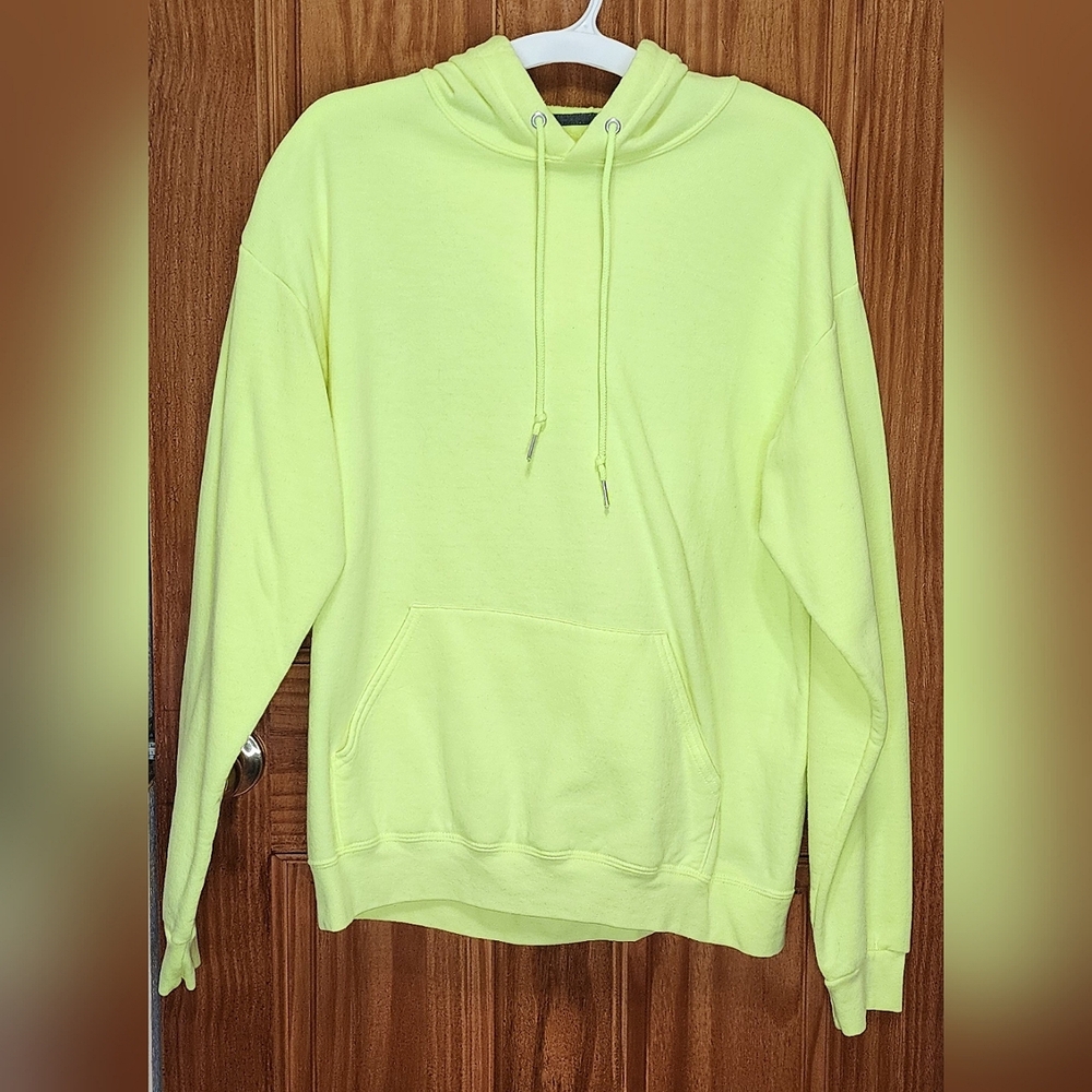 Men's Neon Yellow Hoodie